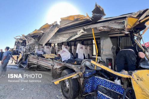 جزئیات جدید از علت تصادف اتوبوس دانشجویان در سمنان