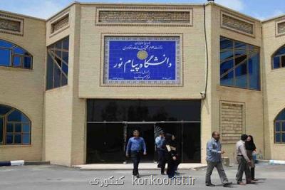 نحوه فعالیت دانشگاه پیام نور در سراسر كشور تا 20 فروردین اعلام گردید
